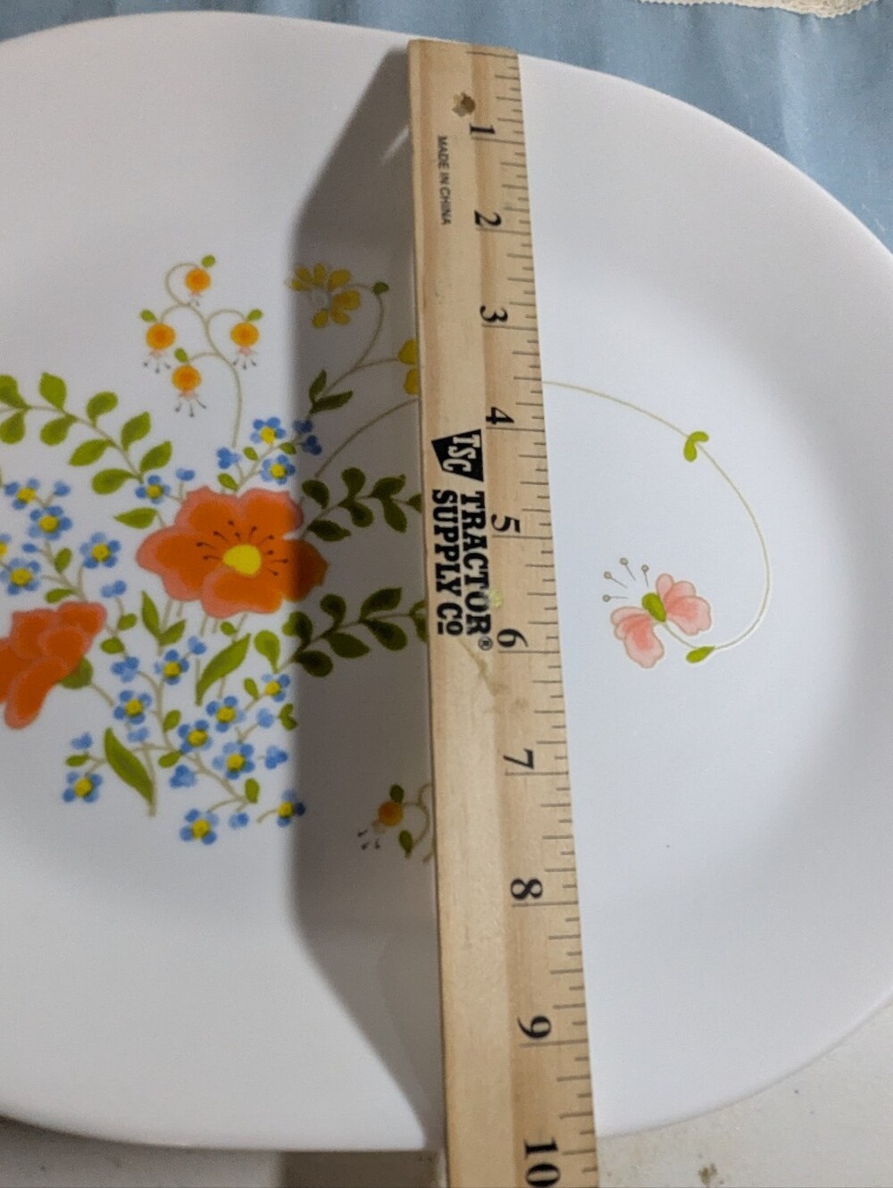 Vintage Corelle by Corning WILDFLOWER Spring Bouquet Oval Serving Platter 12" - Picture 2 of 5